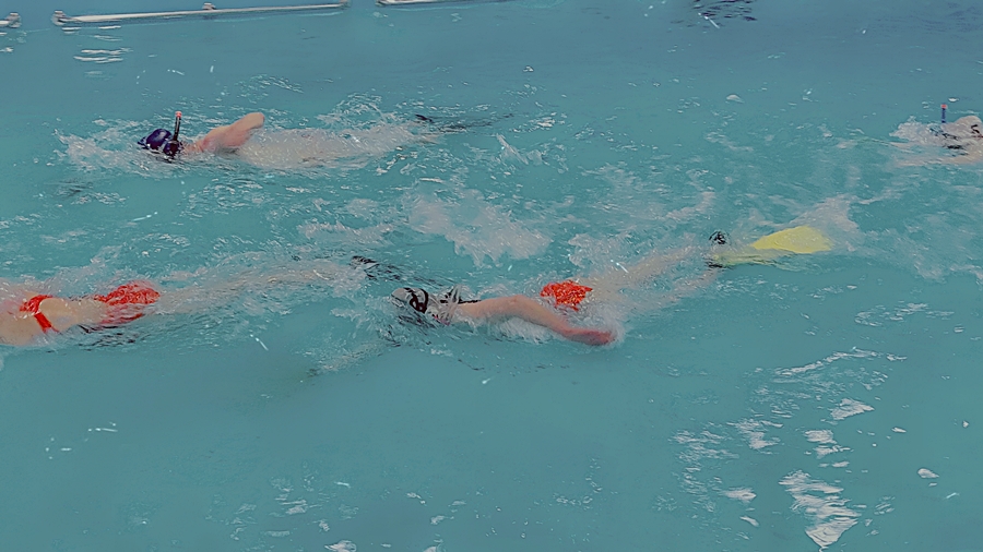 Hokej pod wodą Walenie Siemianowice Śląskie Trening 11 III 2023